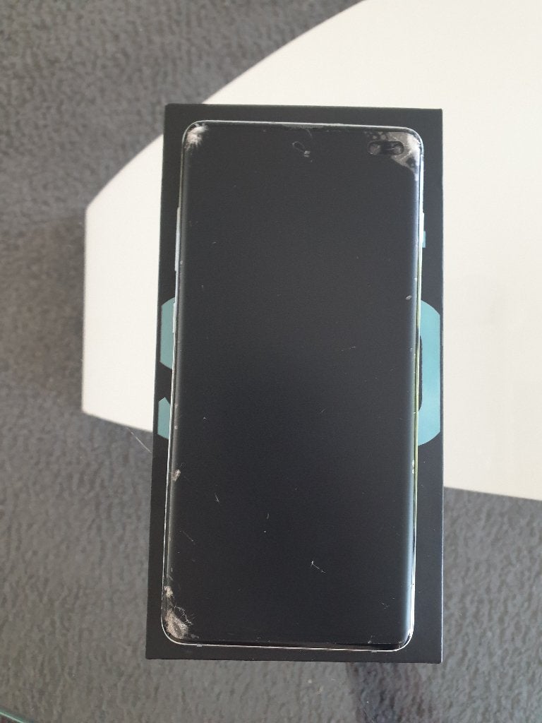 samsung S10+ beschadigd scherm, 128 GB, Ophalen of Verzenden, Zwart, Galaxy S10