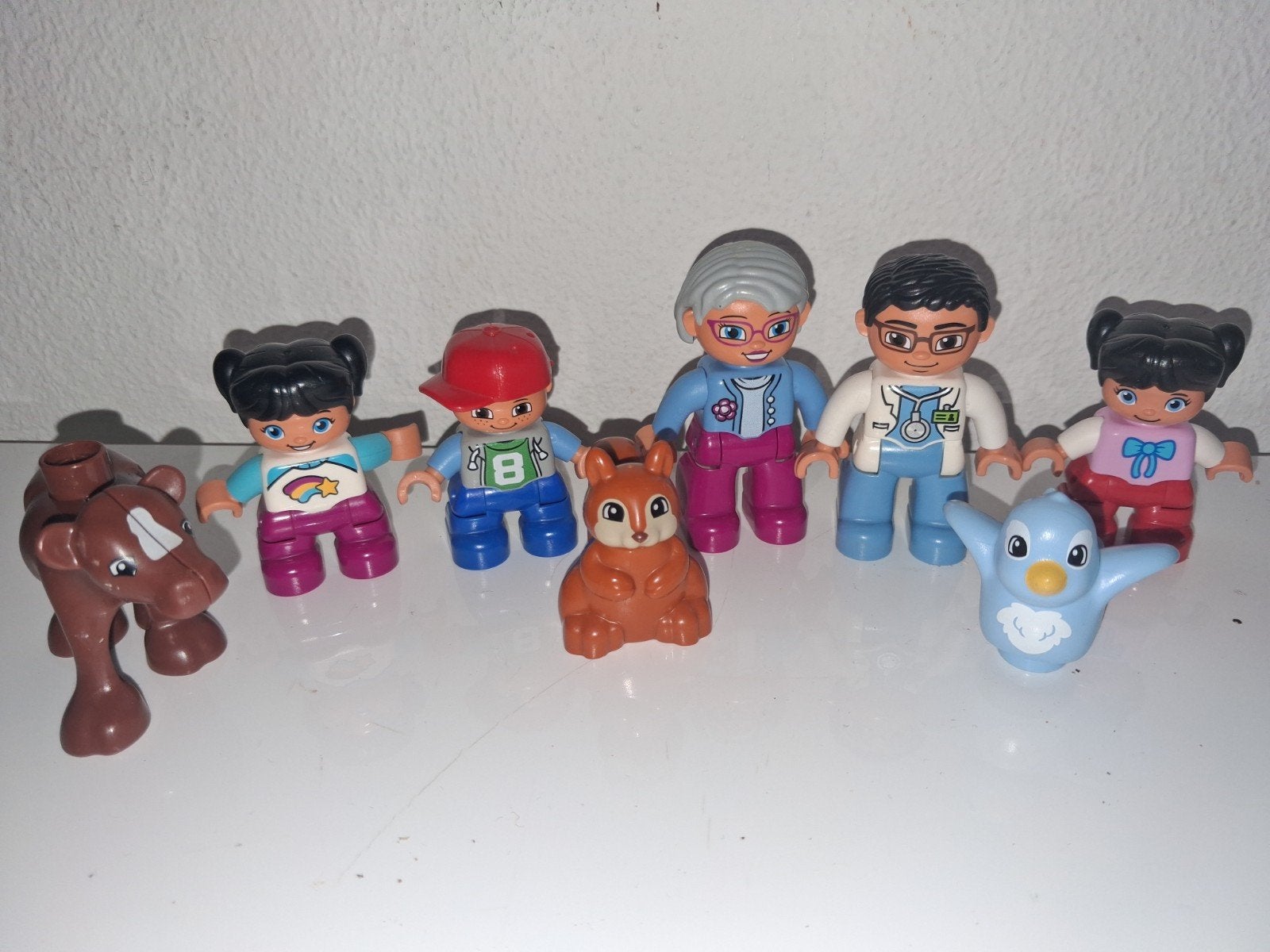 Lego Duplo figuren en dieren set, Inclusief minifiguren, Ophalen of Verzenden, Zo goed als nieuw, Duplo