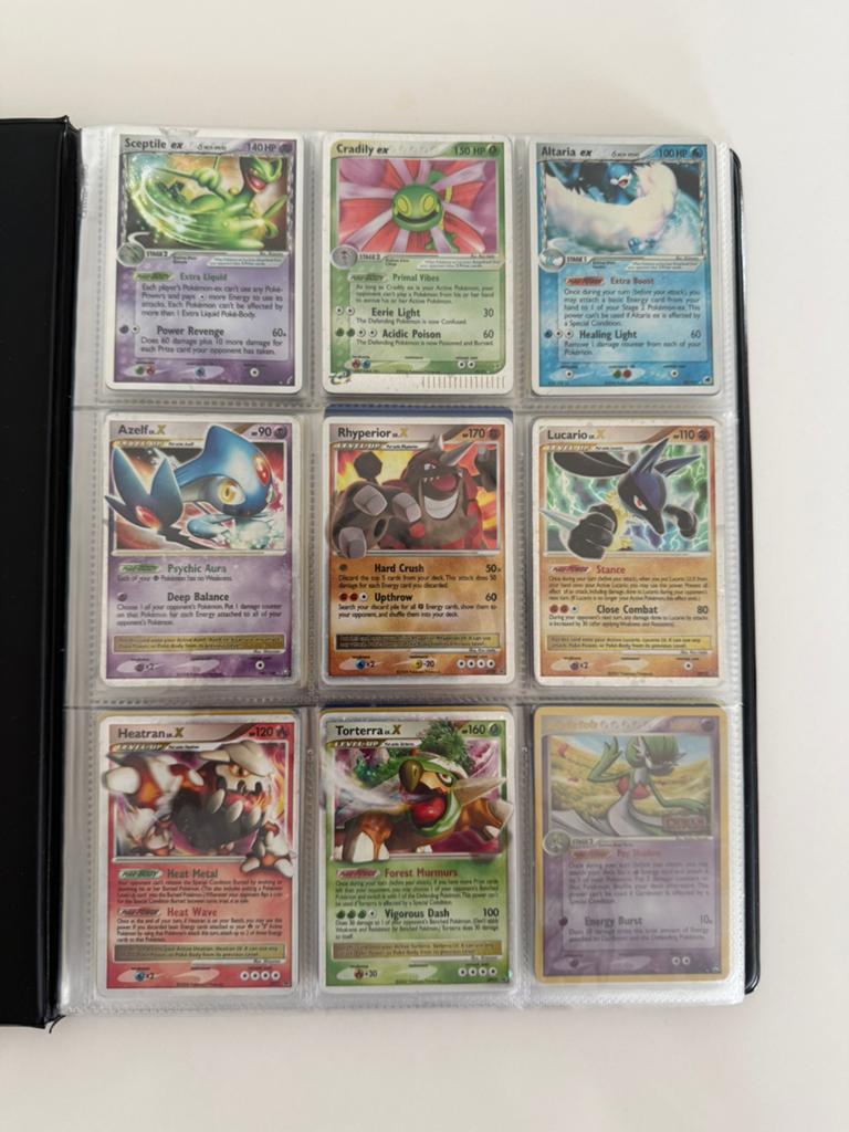 Vintage Pokémon kaarten collectie map (2003-2010) D&P / EX, Ophalen, Zo goed als nieuw, Meerdere kaarten