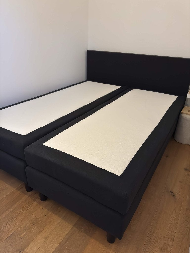 Boxspring bed 160x200 zwart