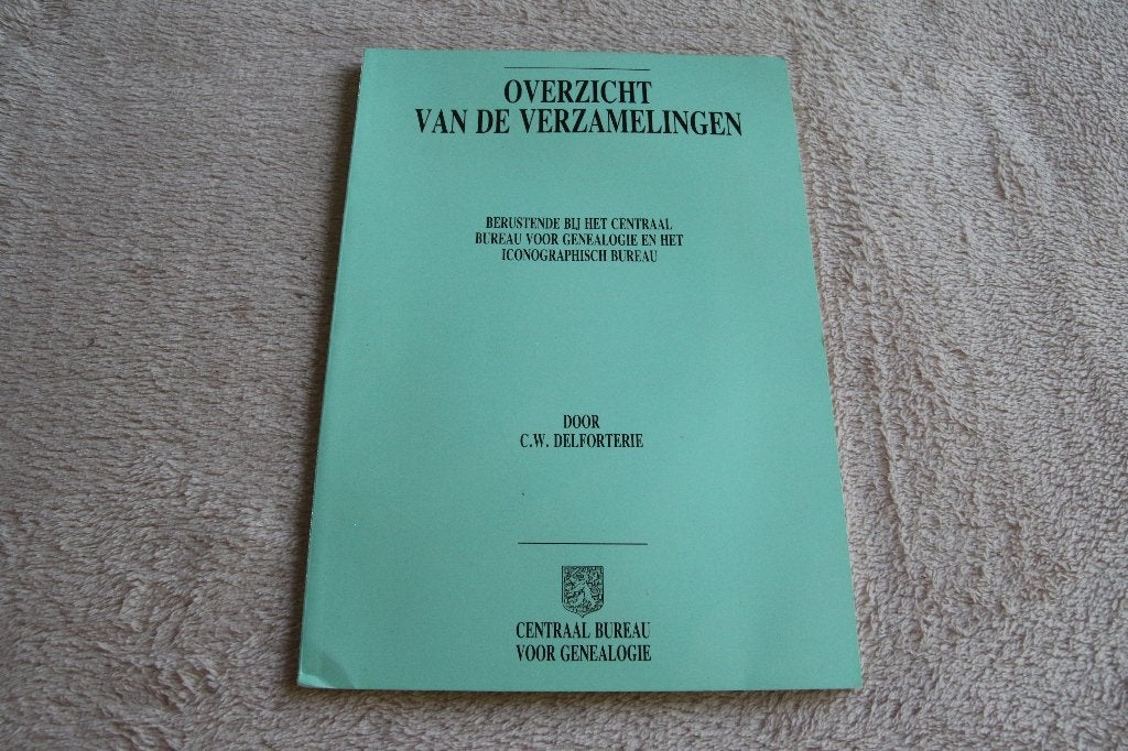 OVerzicht van de verzamelingen. Delforterie, Boeken, Ophalen of Verzenden, Gelezen
