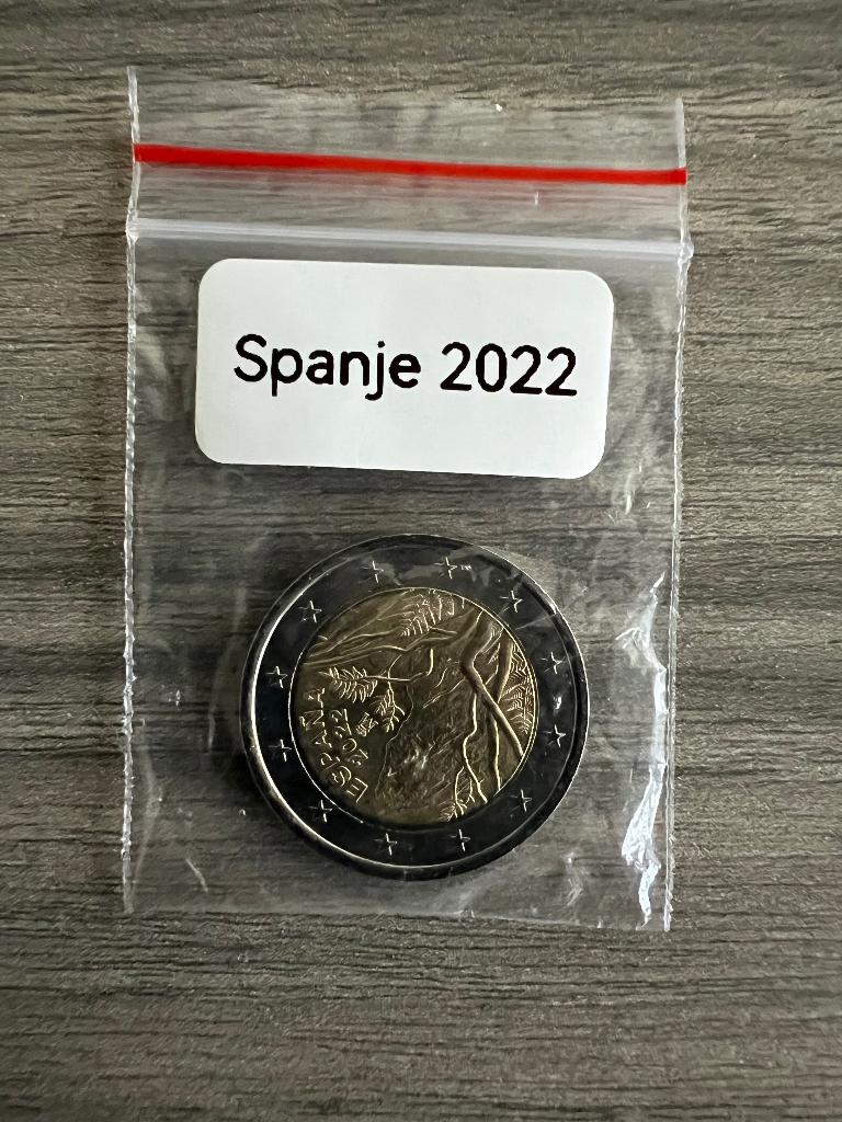 Spanje 2 Euro "Garajonay" - 2022 unc, Postzegels en Munten, Munten | Europa | Euromunten, Ophalen of Verzenden, Spanje, 2 euro