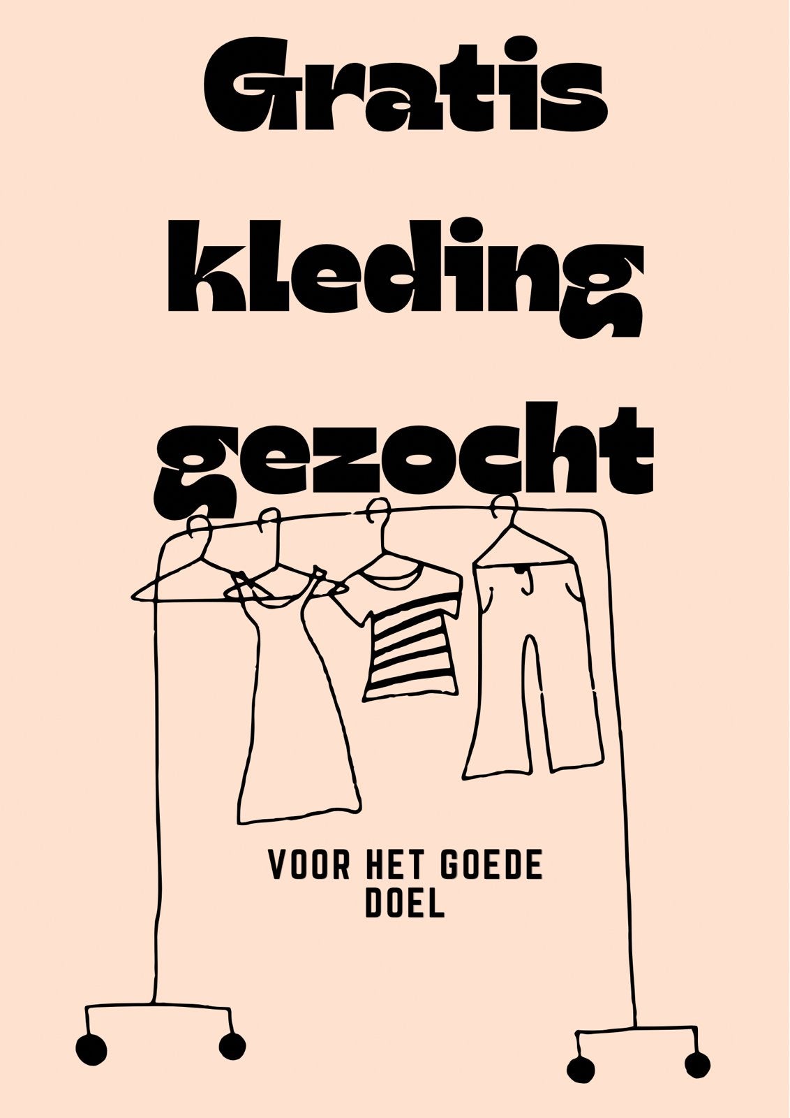 Gratis kleding GEZOCHT, Ophalen of Verzenden, Nieuw