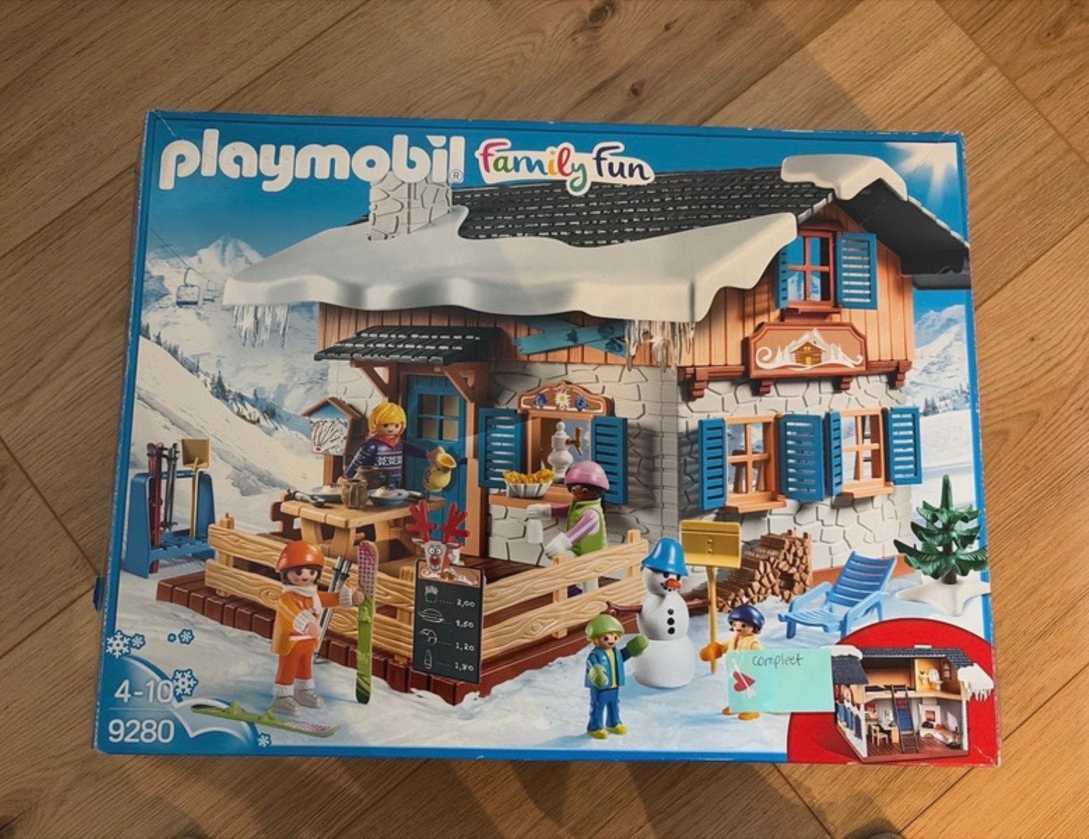 Playmobil Family Fun Skihut 9280 - Complete Set, Ophalen of Verzenden, Zo goed als nieuw
