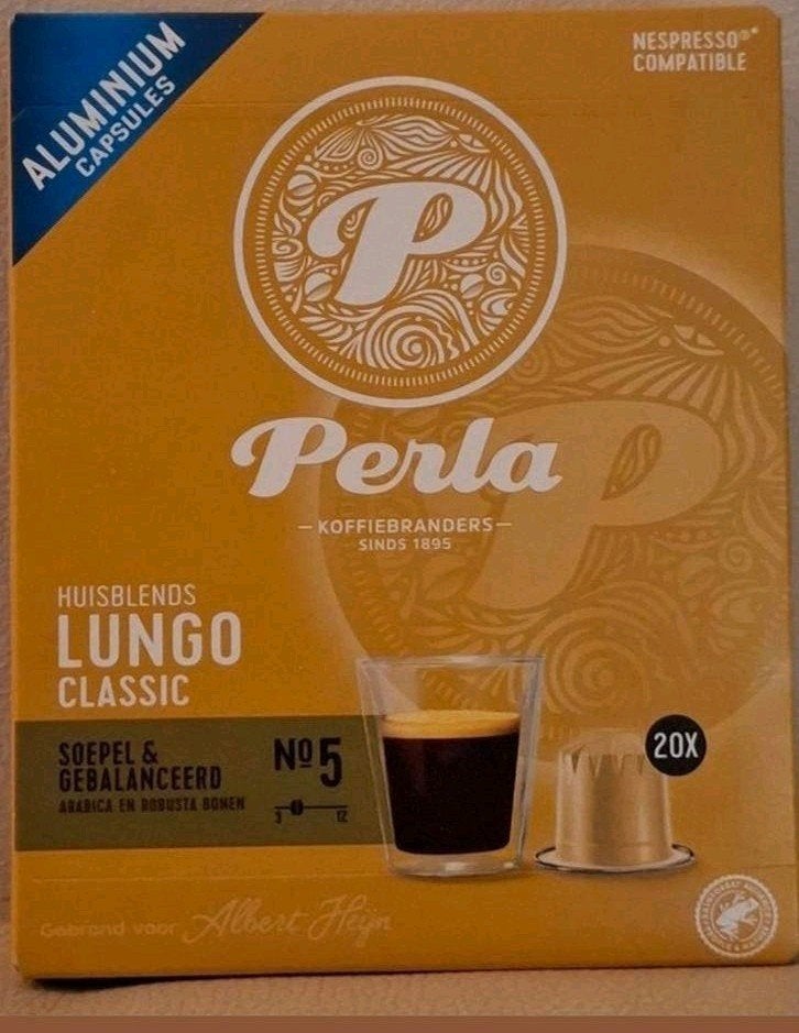 Perla Lungo no 5 koffie Nieuw!, Diversen, Levensmiddelen, Ophalen of Verzenden