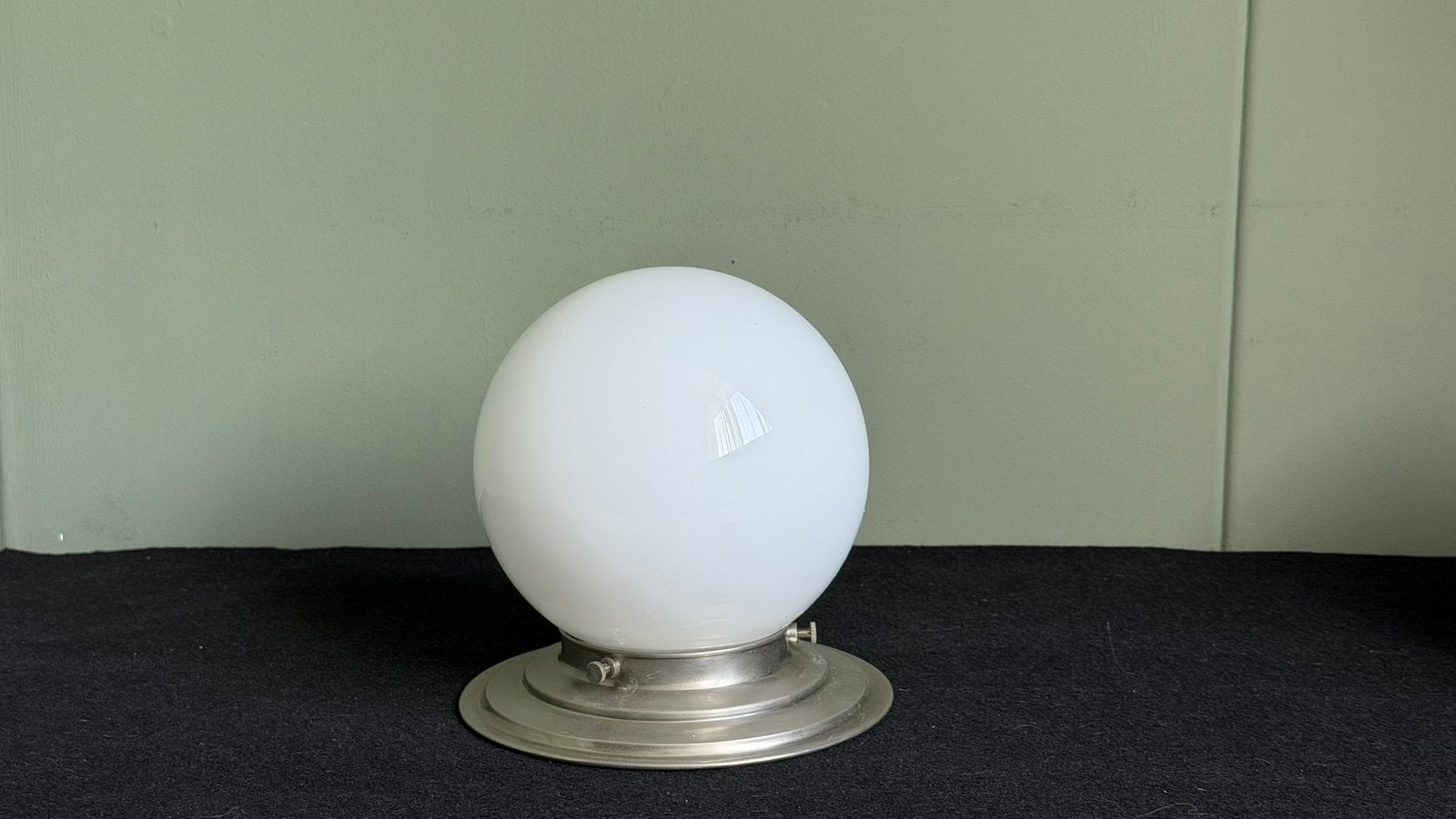 Vintage Gispen plafondlamp, plafonniére art deco., Huis en Inrichting, Lampen | Plafondlampen, Gebruikt, Plafondlamp, Glas, Art deco