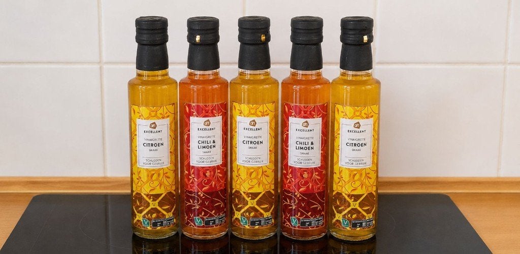 5x AH Excellent vinaigrette Citroen & Chili/Limoen nieuw, Ophalen of Verzenden