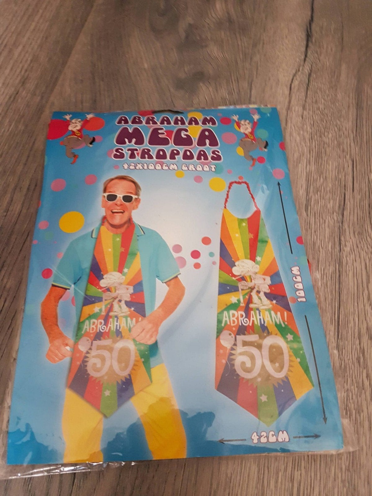 Abraham mega stropdas. Ongeopend in verpakking., Ophalen of Verzenden, Nieuw, Versiering, Abraham of Sarah
