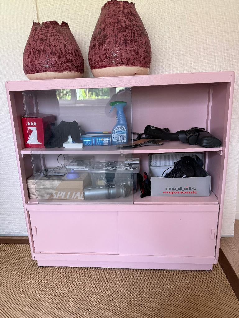 Vintage / brocante dressoir, opknapper, Huis en Inrichting, Kasten | Dressoirs, Ophalen, 50 tot 100 cm, 25 tot 50 cm, Brocante