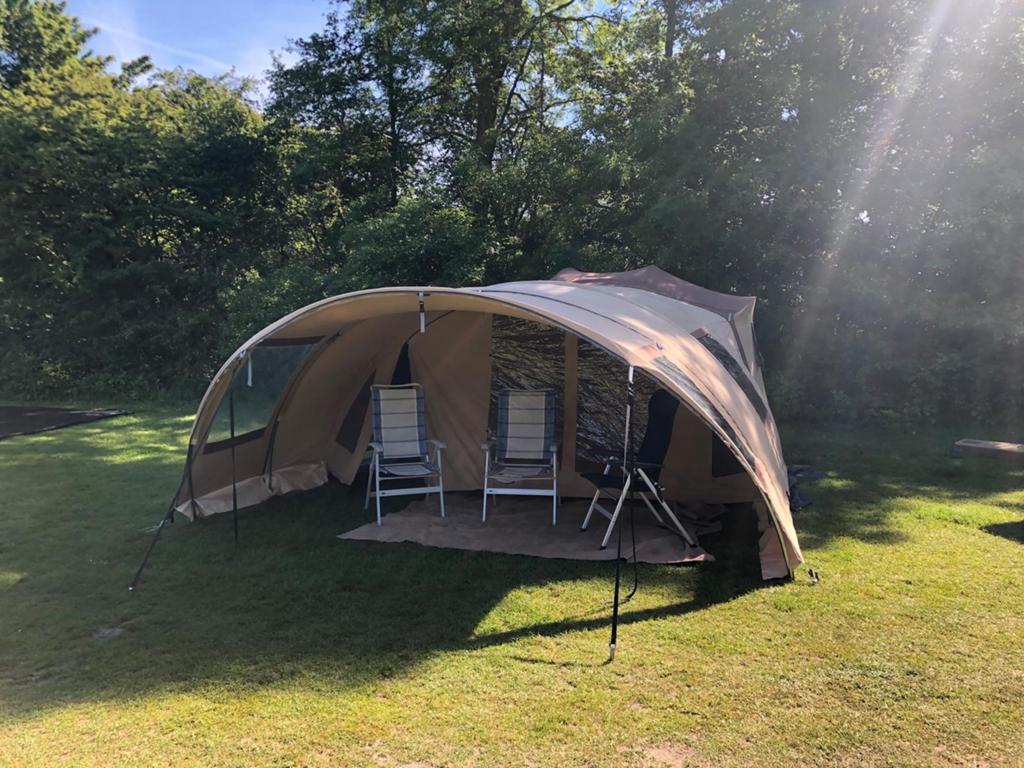Vouwwagen Europa Camper Sunliner van Cabanon uit 2016, Caravans en Kamperen, Vouwwagens, Ophalen, Beige, Cabanon, Aanwezig