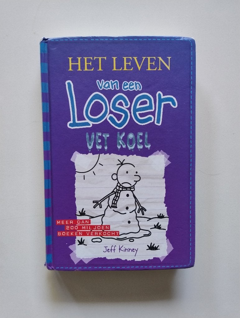 Het leven van een loser, vet koel, Ophalen of Verzenden, Zo goed als nieuw, Jeff Kinney, Fictie