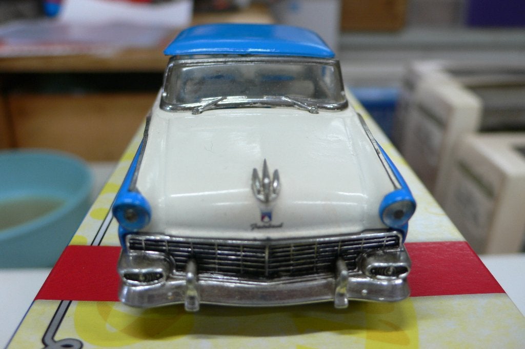 ford fairlane coupe  1956 - dinky/matchbox  1/43, Verzenden, Zo goed als nieuw, Auto, Dinky Toys