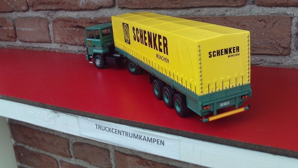 Tekno  Ford  Transcontinental  van  Schenker., Hobby en Vrije tijd, Modelauto's | 1:50, Ophalen of Verzenden, Nieuw, Bus of Vrachtwagen