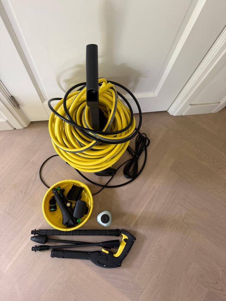 Kärcher K2 Hogedrukreiniger | Gloednieuw + Accessoires, Ophalen, Nieuw, Elektrisch, Met autostop en -start