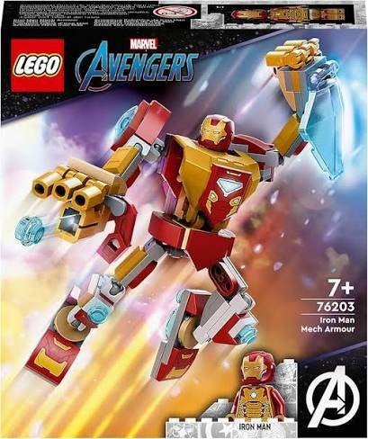 LEGO Marvel 76203 Iron Man Mech Armor | NIEUW & SEALED, Marvel, Nieuw, Ophalen of Verzenden, Complete set