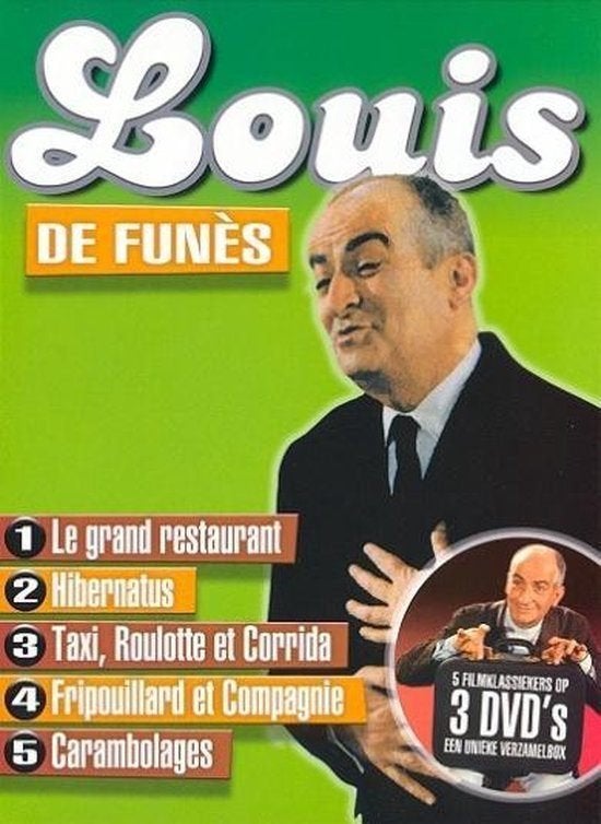 Louis de Funes collectie 2 - 3 disc, 1960 tot 1980, Verzenden, Alle leeftijden, Zo goed als nieuw