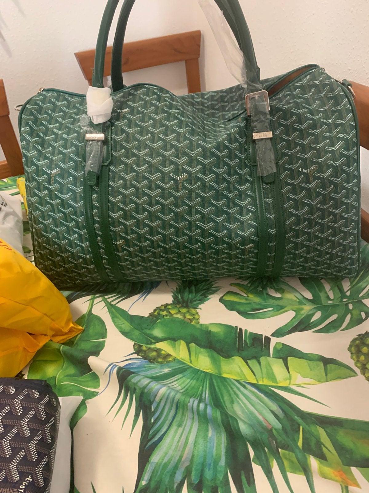 Goyard reistas groen - Nieuw, Sieraden, Tassen en Uiterlijk, Tassen | Schoudertassen, Ophalen of Verzenden, Nieuw, Groen