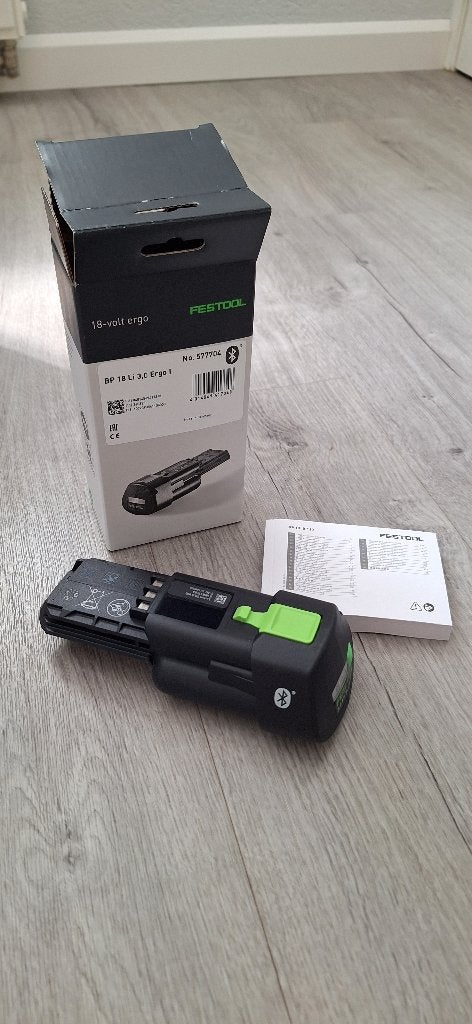 Festool accu BP18 Li 3.0 Ergo I, Ophalen of Verzenden, Nieuw