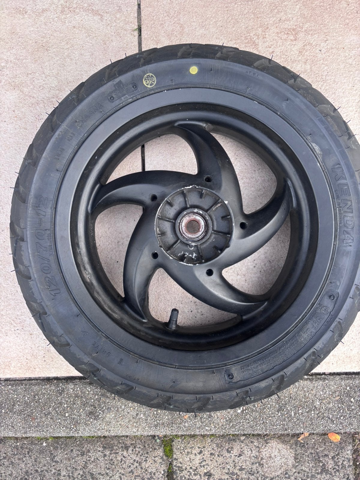 Runner achterwiel kleine trommel 110mm 12 inch, Fietsen en Brommers, Ophalen