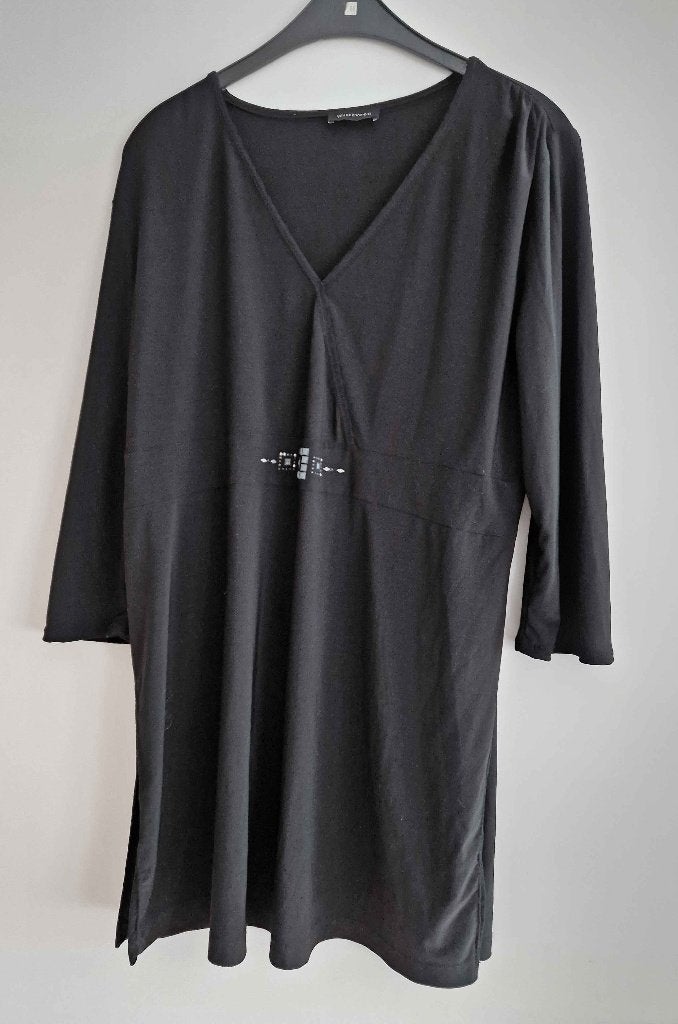 Witteveen tuniek, zwart, maat 44/46, zgan, Zwart, Maat 42/44 (L), Ophalen of Verzenden, Zo goed als nieuw