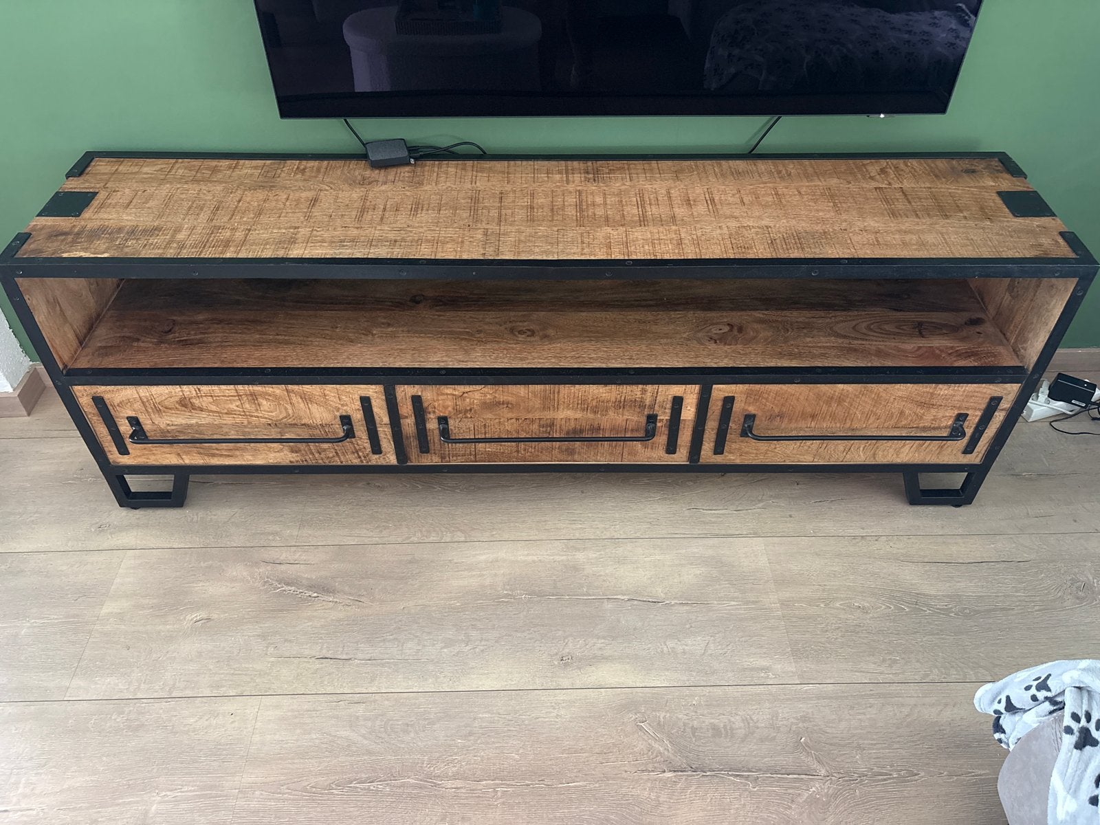 Mooie tv kast in zeer goede staat - 180x40x60 cm, Ophalen, 150 tot 200 cm, Zo goed als nieuw, Minder dan 100 cm