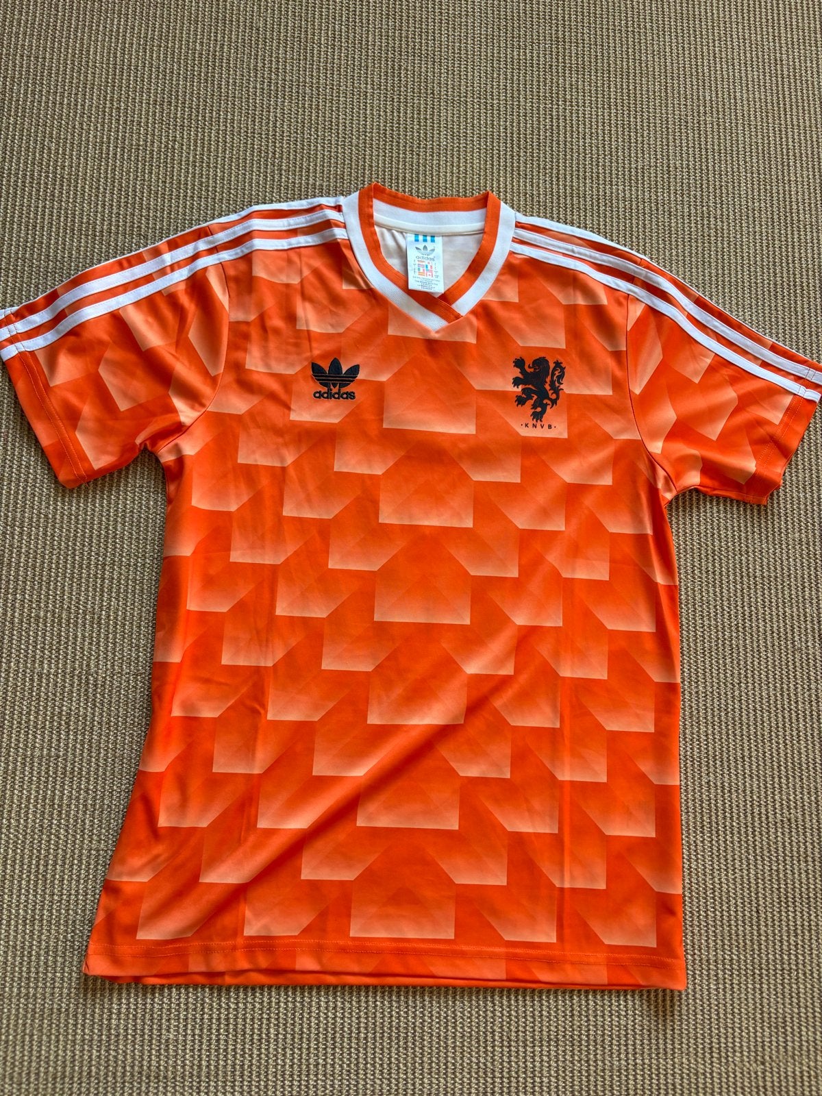 Vintage Nederland EK88 Thuisshirt - Van Basten #12, Maat L, Ophalen of Verzenden, Zo goed als nieuw, Shirt