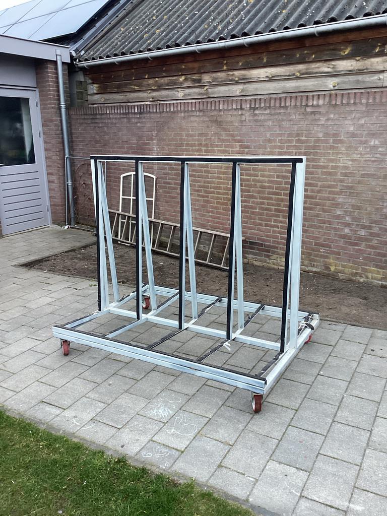 Transport bok met zwenkwielen, Doe-het-zelf en Verbouw, Zwenkwielen, Ophalen, Gebruikt