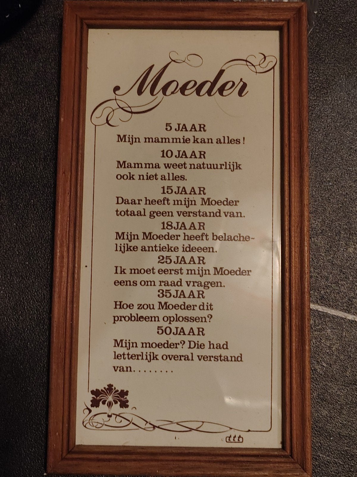Tegel Moeder, Ophalen of Verzenden