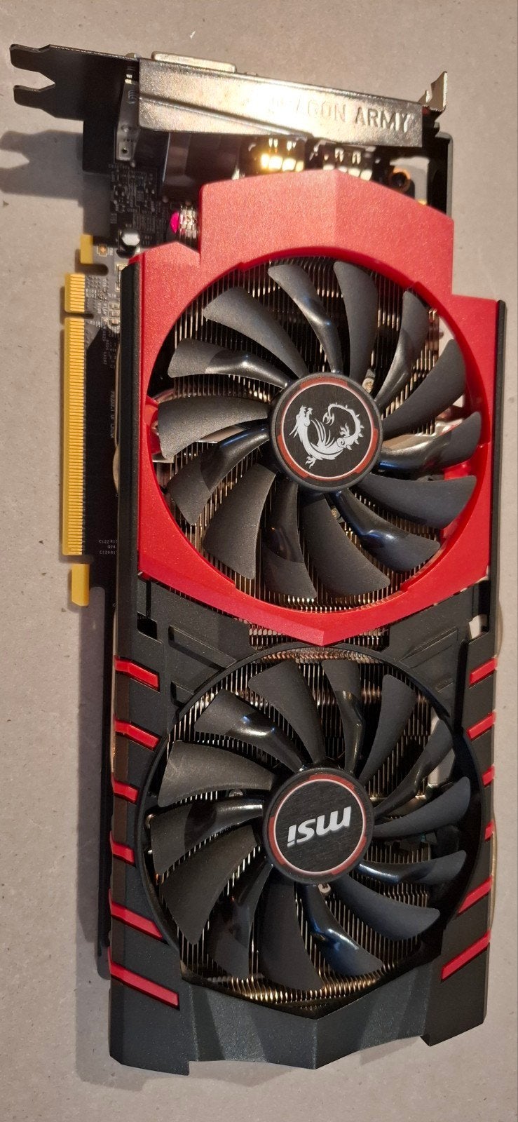 MSI nVidia GTX 970 Gaming Grafische Kaart, PCI-Express 3, Gebruikt, HDMI, Ophalen of Verzenden