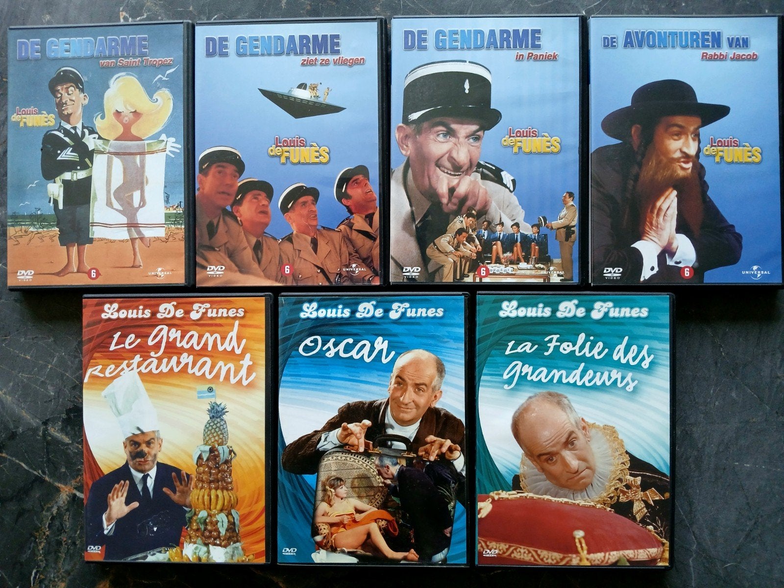 louis de funes dvd's- zie titels en prijs in beschrijving, Alle leeftijden, Ophalen of Verzenden, Zo goed als nieuw