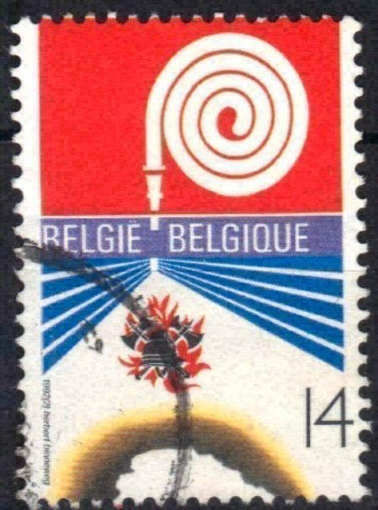 Belgie 1992 - Yvert/OBP 2443 - Brandbestrijding (ST), Verzenden, Gestempeld