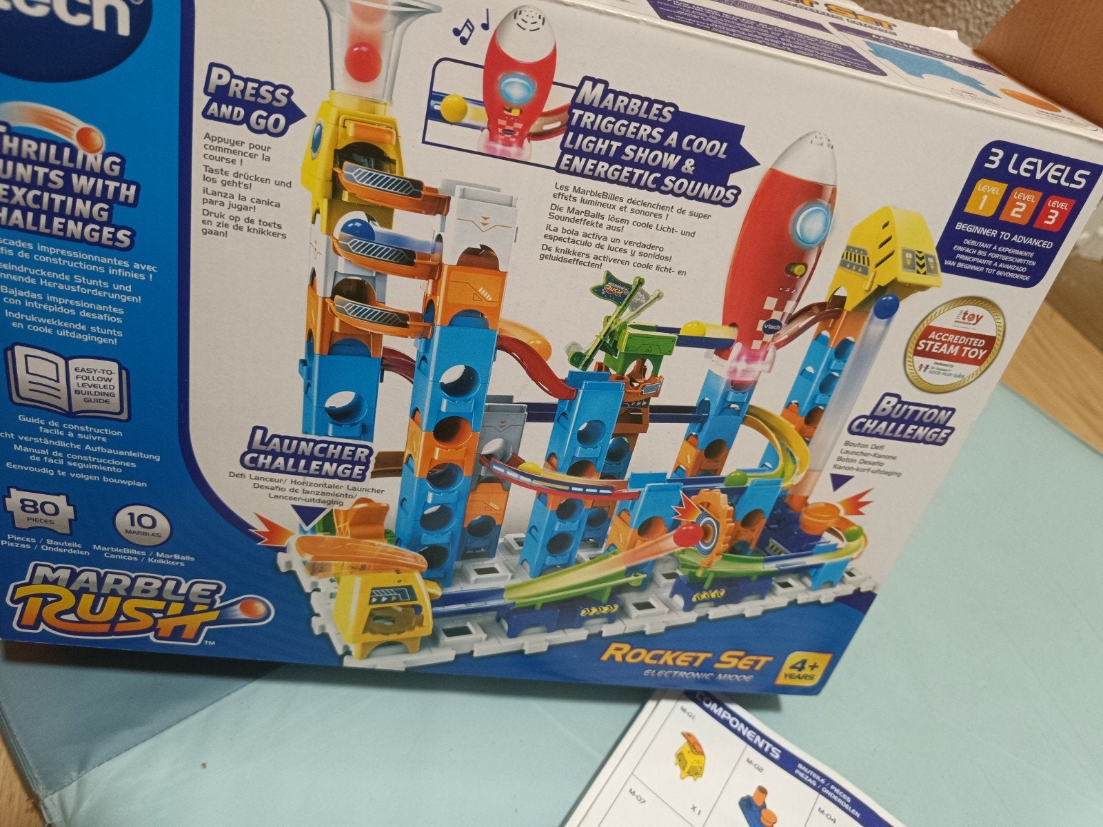 VTech Marble rush knikkerbaan, Ophalen, Gebruikt, 4 tot 6 jaar