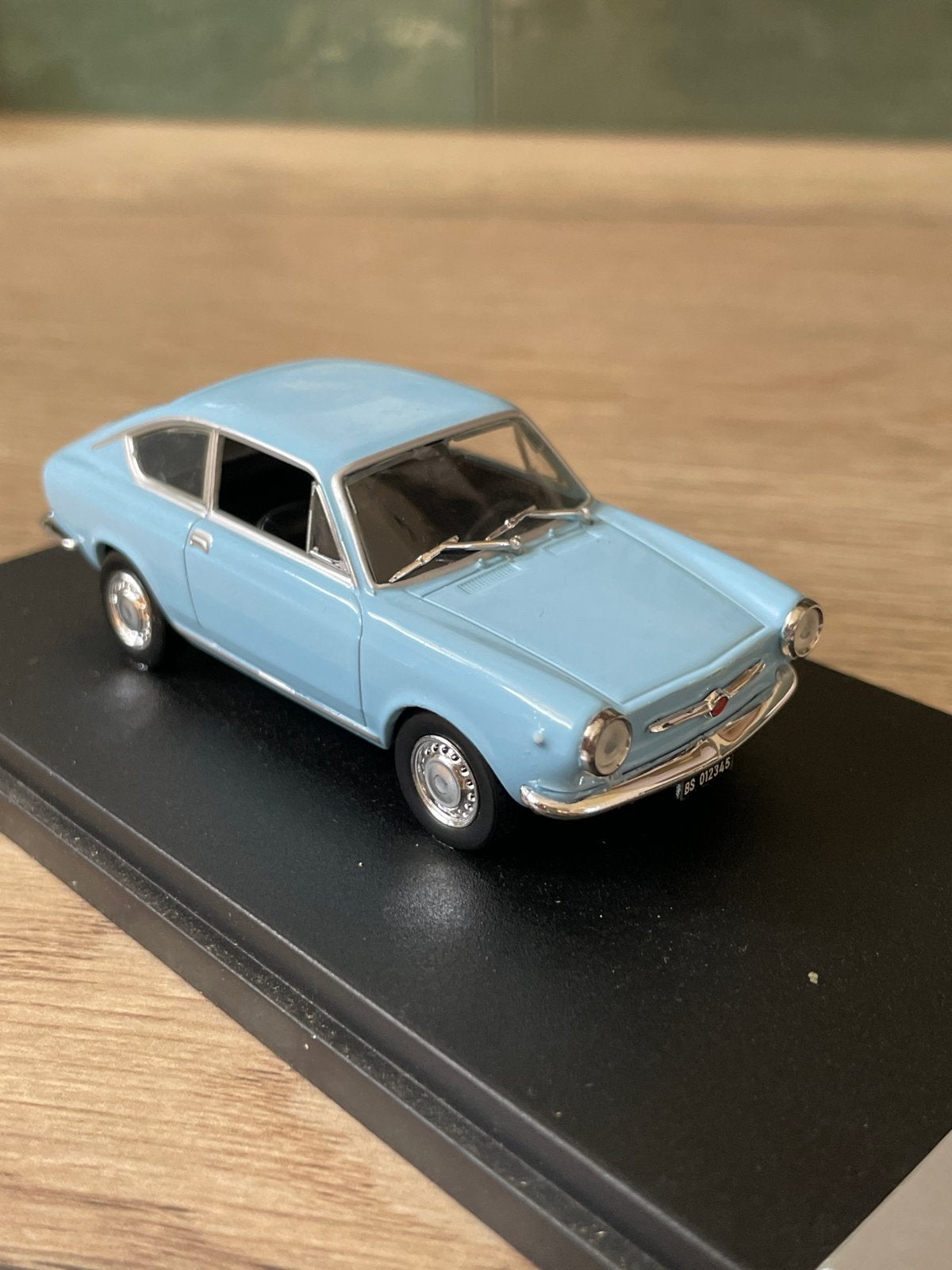 Schaalmodel Fiat 850 Coupé (1965) - Zeldzaam Eerste Type, 1:50 of kleiner, Auto, Zo goed als nieuw, Ophalen