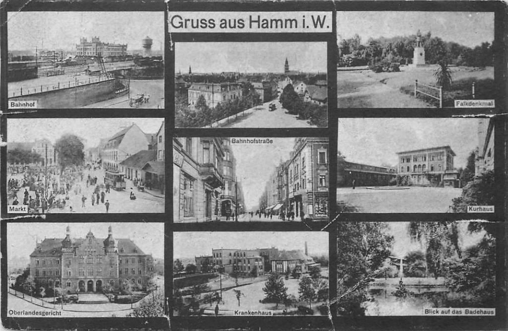 381-326-011 Gruss aus Hamm, Verzenden, Voor 1920, Duitsland