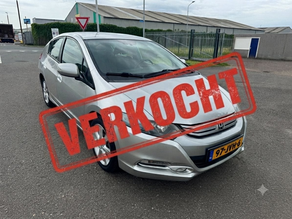 Honda Insight 1.3 Hybrid AUTOMAAT 2009 Grijs/NEW APK, Auto's, Honda, 4 cilinders, Bedrijf, Hybride Elektrisch/Benzine, 22 km/l