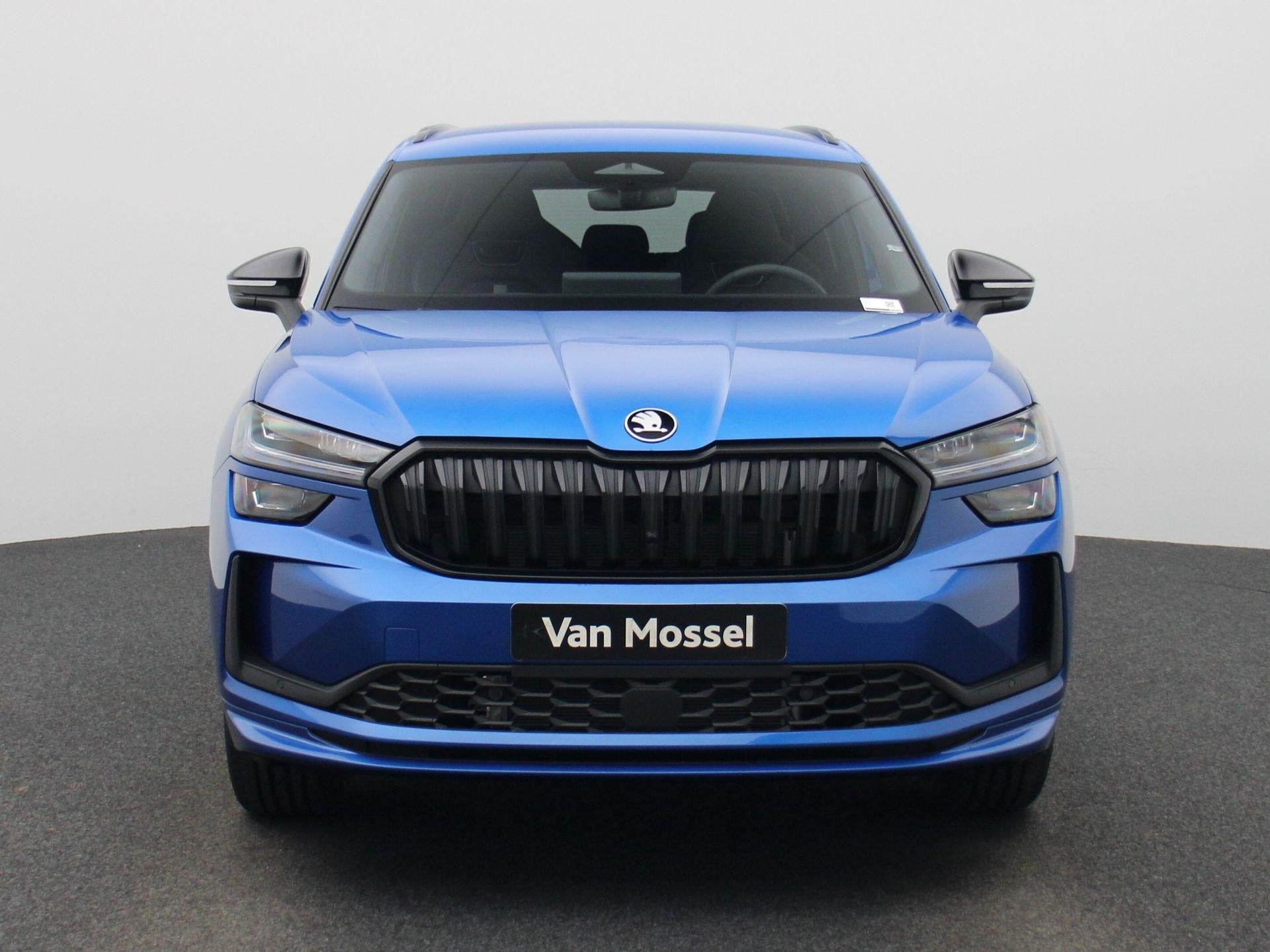 Skoda Kodiaq 1.5 TSI PHEV Sportline Business 204 PK | Automa, Auto's, Dealer onderhouden, 1498 cc, Blauw, 26 kWh