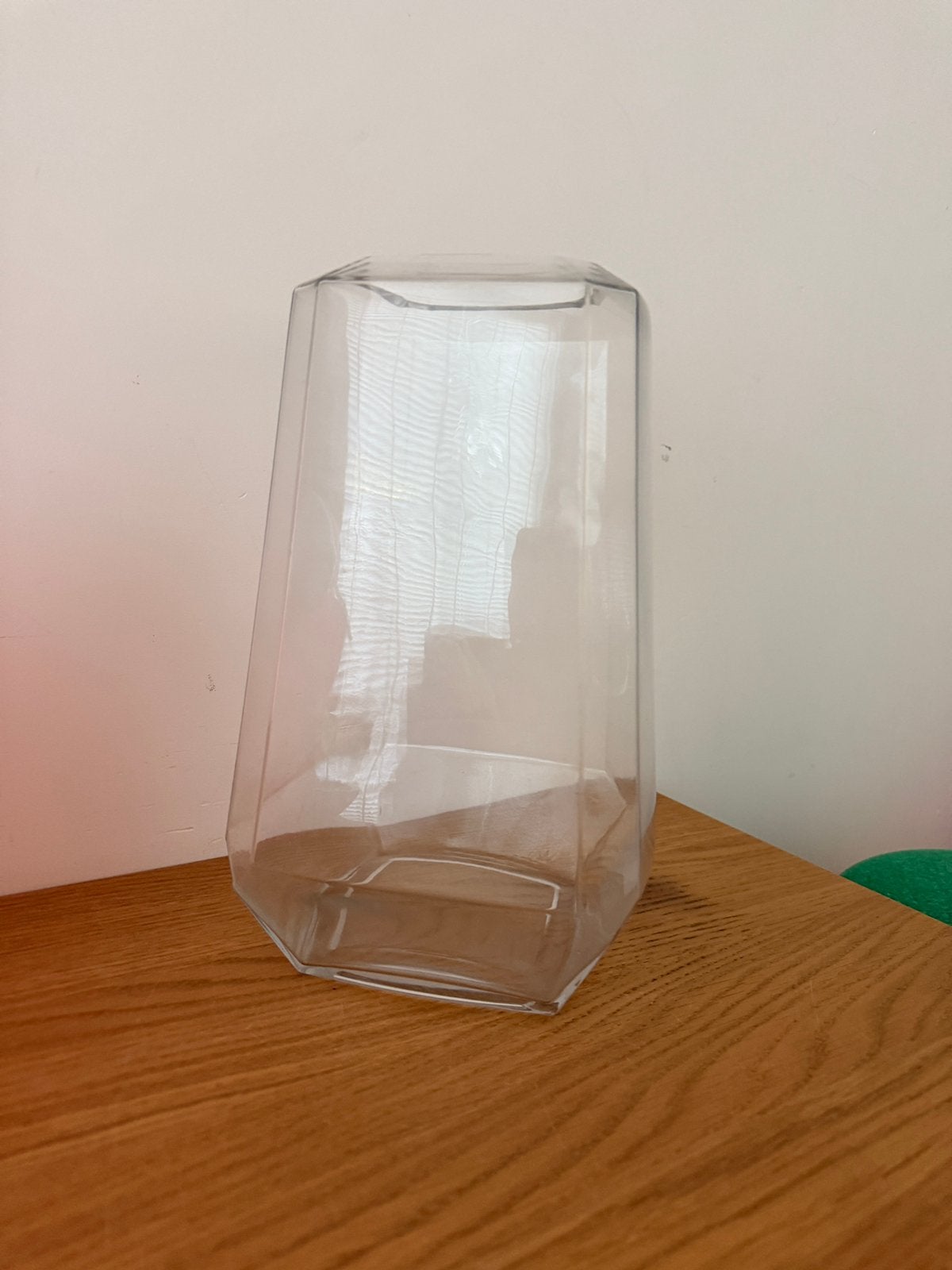 Grote glazen vaas 30 cm hema, Ophalen, Zo goed als nieuw