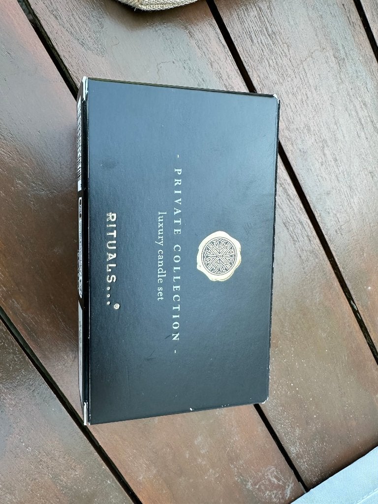 rituals luxury candle set nieuw in de verpakking, Ophalen of Verzenden, Nieuw, Bad & Douche