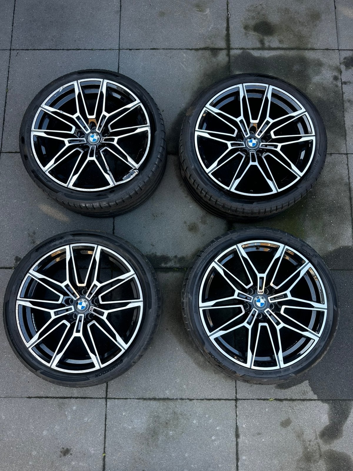 BMW 5-serie 19 inch M Performance velgen met zomerbanden, Ophalen