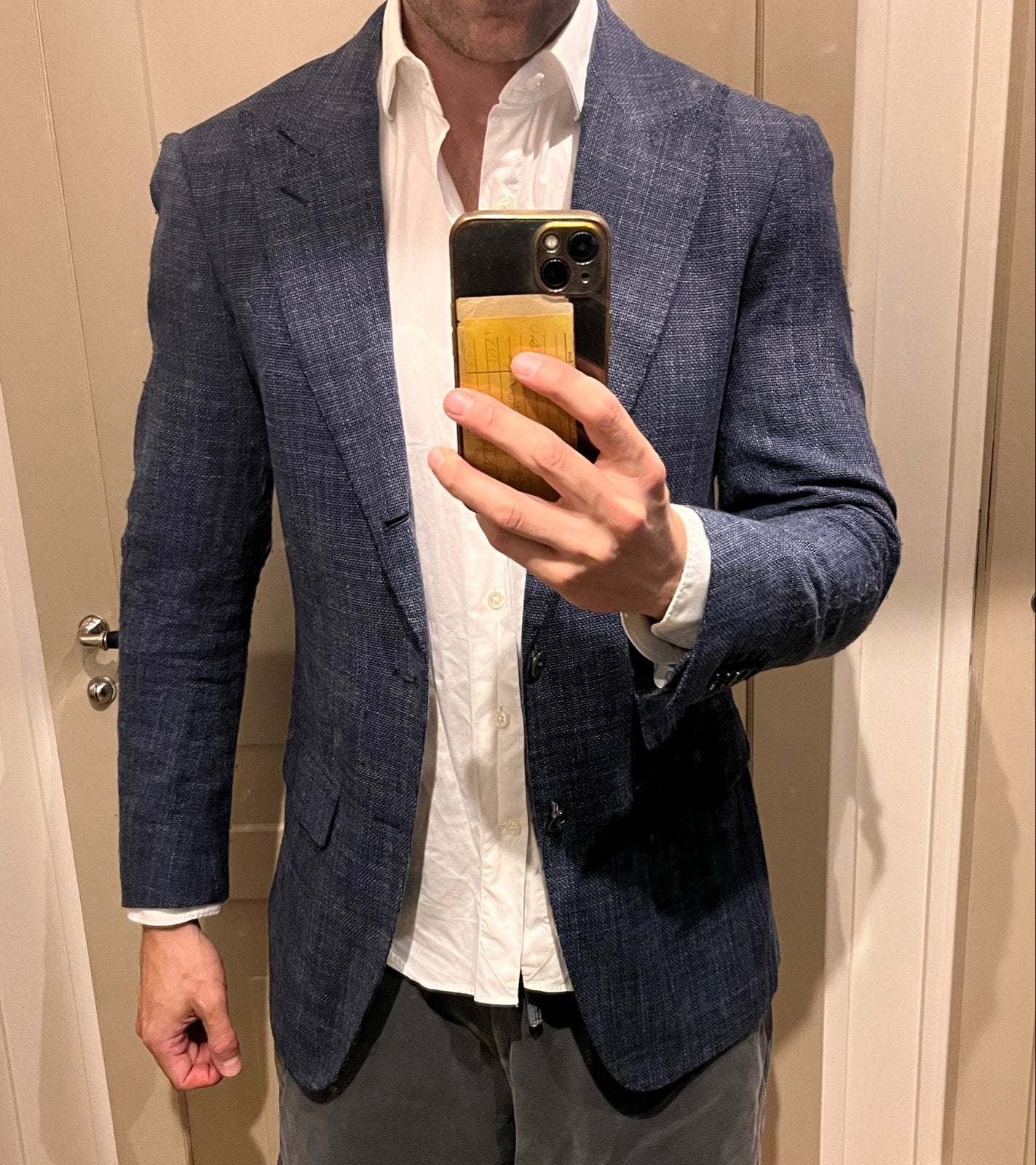 Suitsupply Colbert Maat 46, Blauw, Ophalen of Verzenden, Gedragen, Maat 46 (S) of kleiner