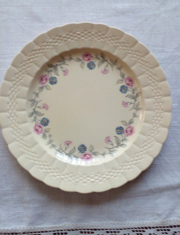 Solian Ware Soho Pottery Servies: 10 Borden en 2 Schalen, Antiek en Kunst, Ophalen