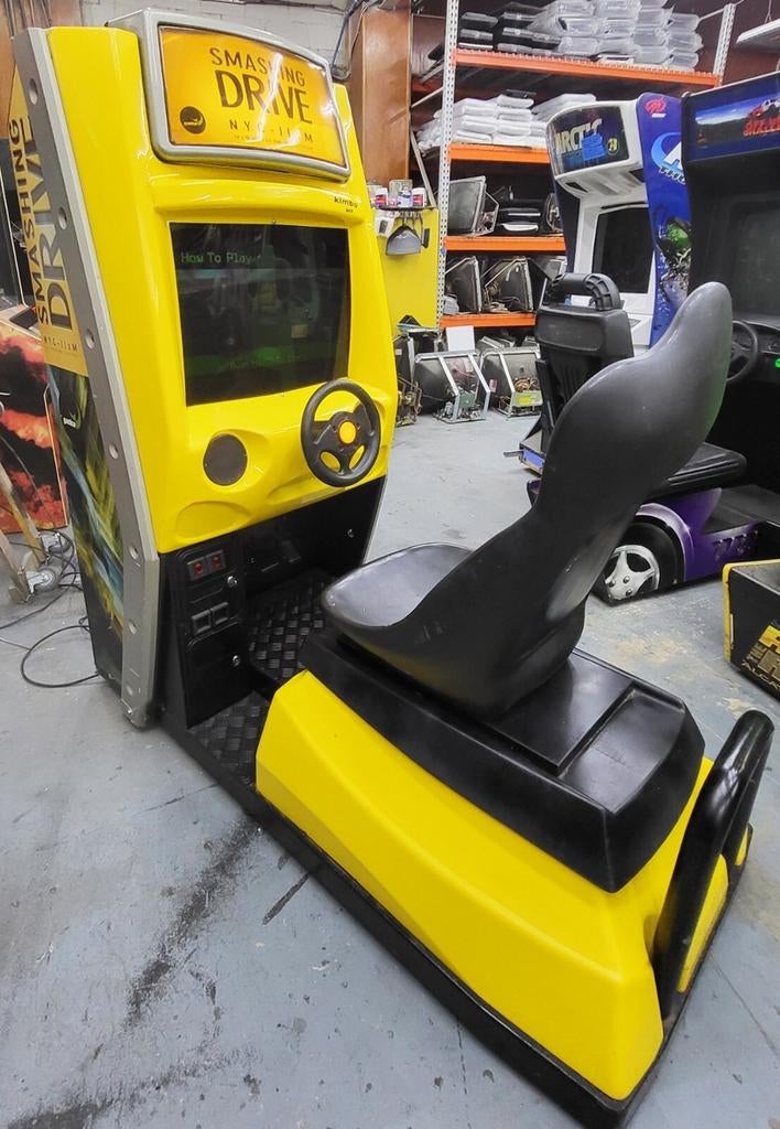 Gaelco Smashing Drive Arcade Kast - LCD Monitor Vervangen, Ophalen