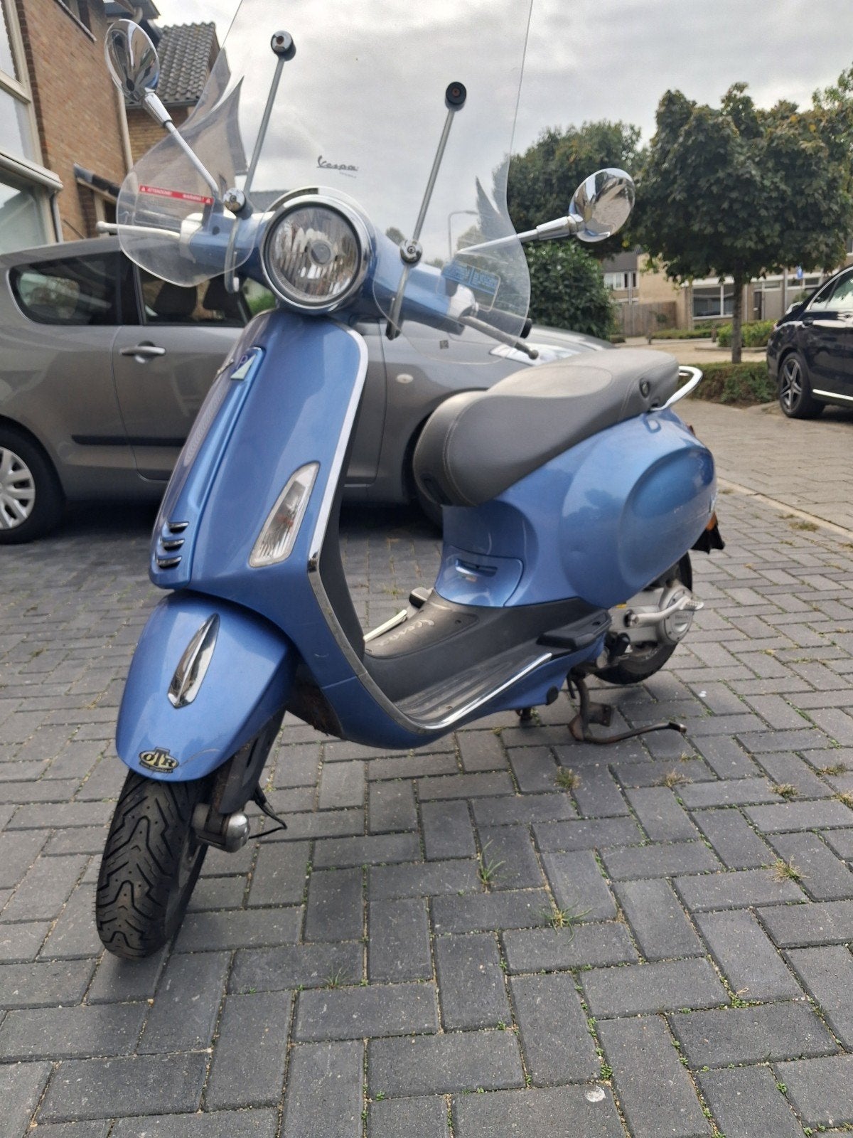 Vespa Primavera 25km/u - Blauw - 16.117 km, Ophalen of Verzenden, Gebruikt, Benzine, Vespa