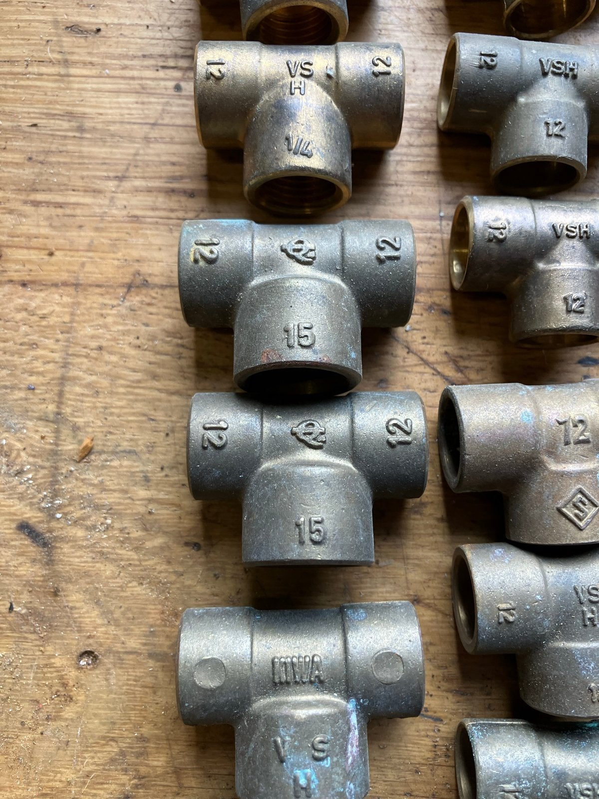 110x Nieuwe Soldeerfittingen 12 mm, Ophalen, Overige materialen, Minder dan 20 mm, Overige typen