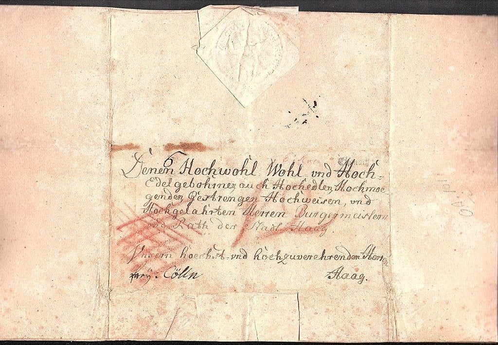 1794 predikant Bertling te Delft Foremberg, Jean Le Roy, Verzamelen, Overige Verzamelen, Ophalen
