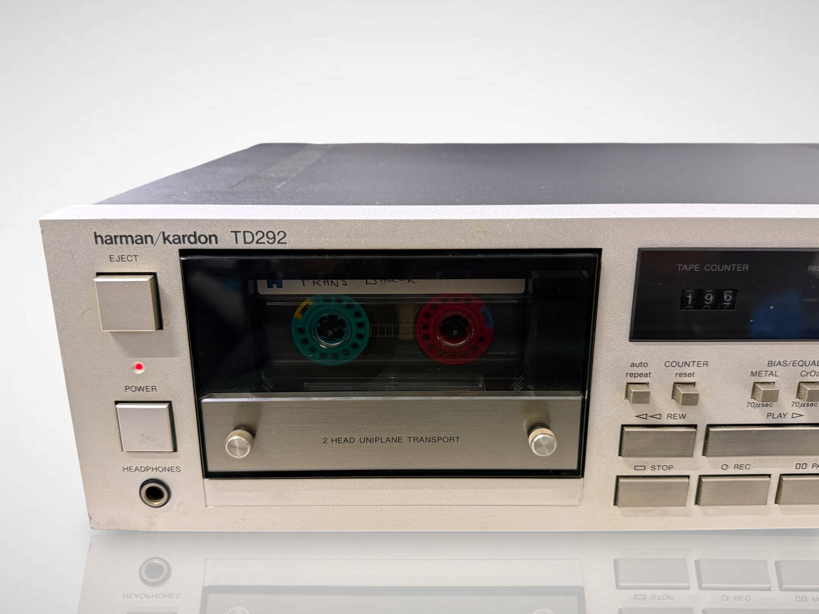 Harman Kardon TD292 Cassettedeck - Ultrawideband Linear Phas, Audio, Tv en Foto, Cassettedecks, Overige merken, Tiptoetsen, Harman