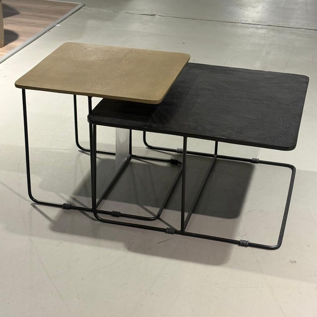 Bijzettafel set Ardmore Profijt Meubel, Huis en Inrichting, Tafels | Bijzettafels, Ophalen, Minder dan 45 cm, Metaal of Aluminium