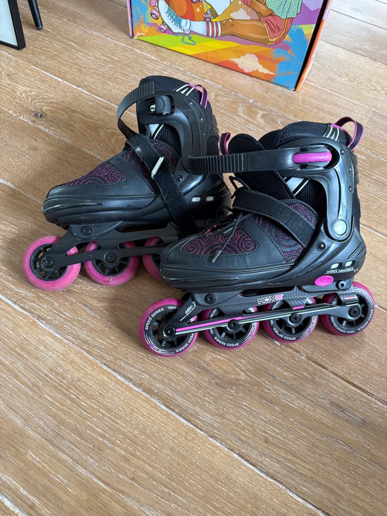 Move skeelers maat 37-40, verstelbaar, Overige merken, Kinderen, Ophalen of Verzenden, Inline skates 4 wielen