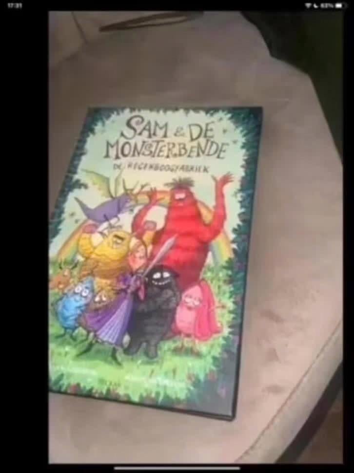 sam en de monsterbende, Verzenden, Zo goed als nieuw, Fictie algemeen
