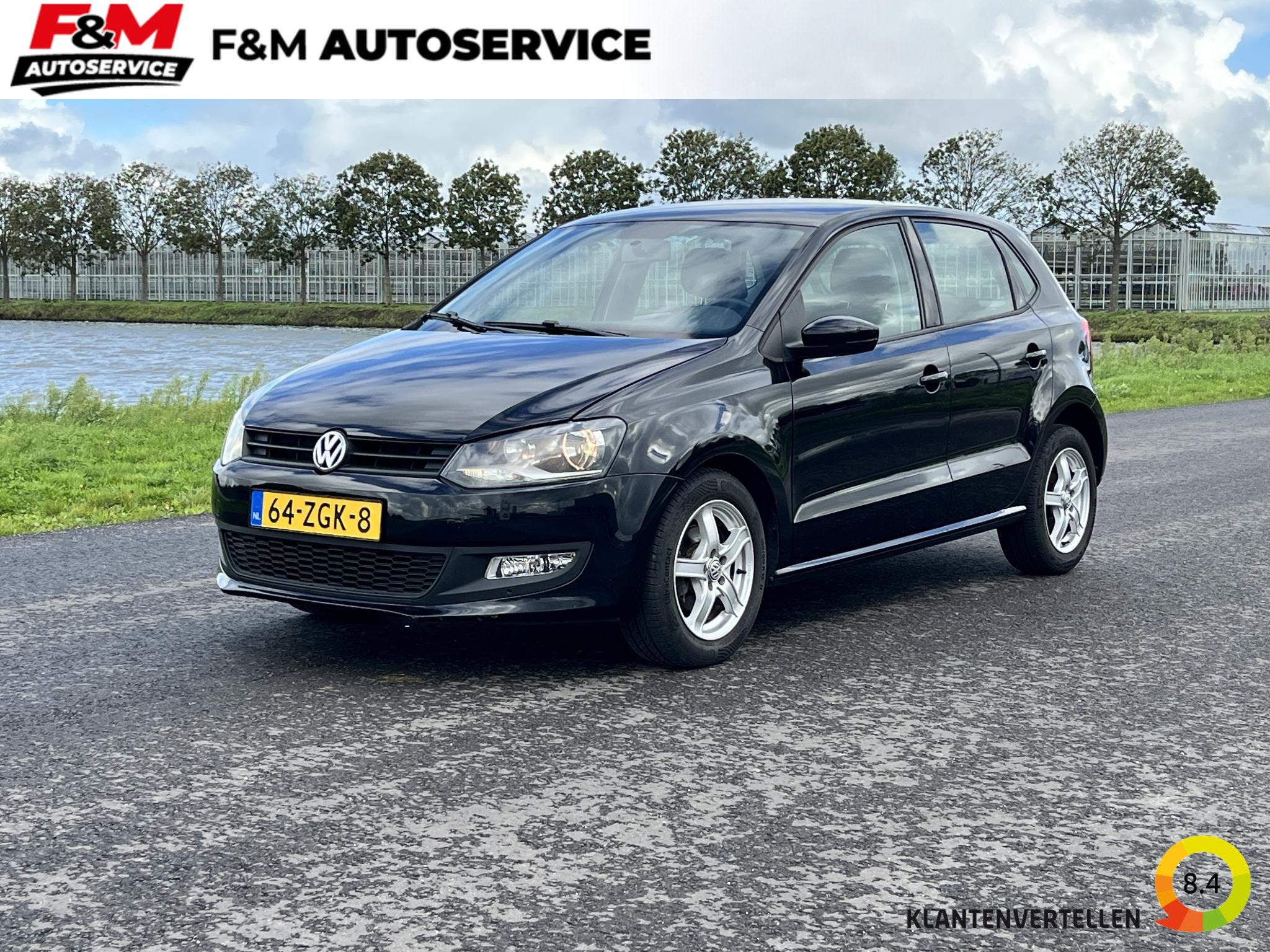Volkswagen Polo 1.2 TSI BlueMotion Comfort Edition Airco, cr, Voorwielaandrijving, Euro 5, Stof, Zwart